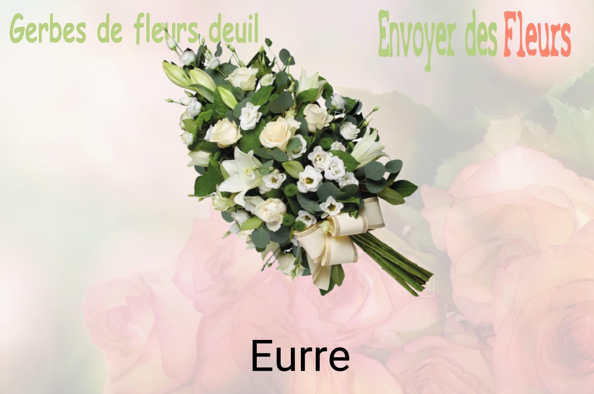 Gerbe de fleurs de deuil livrée à Eurre